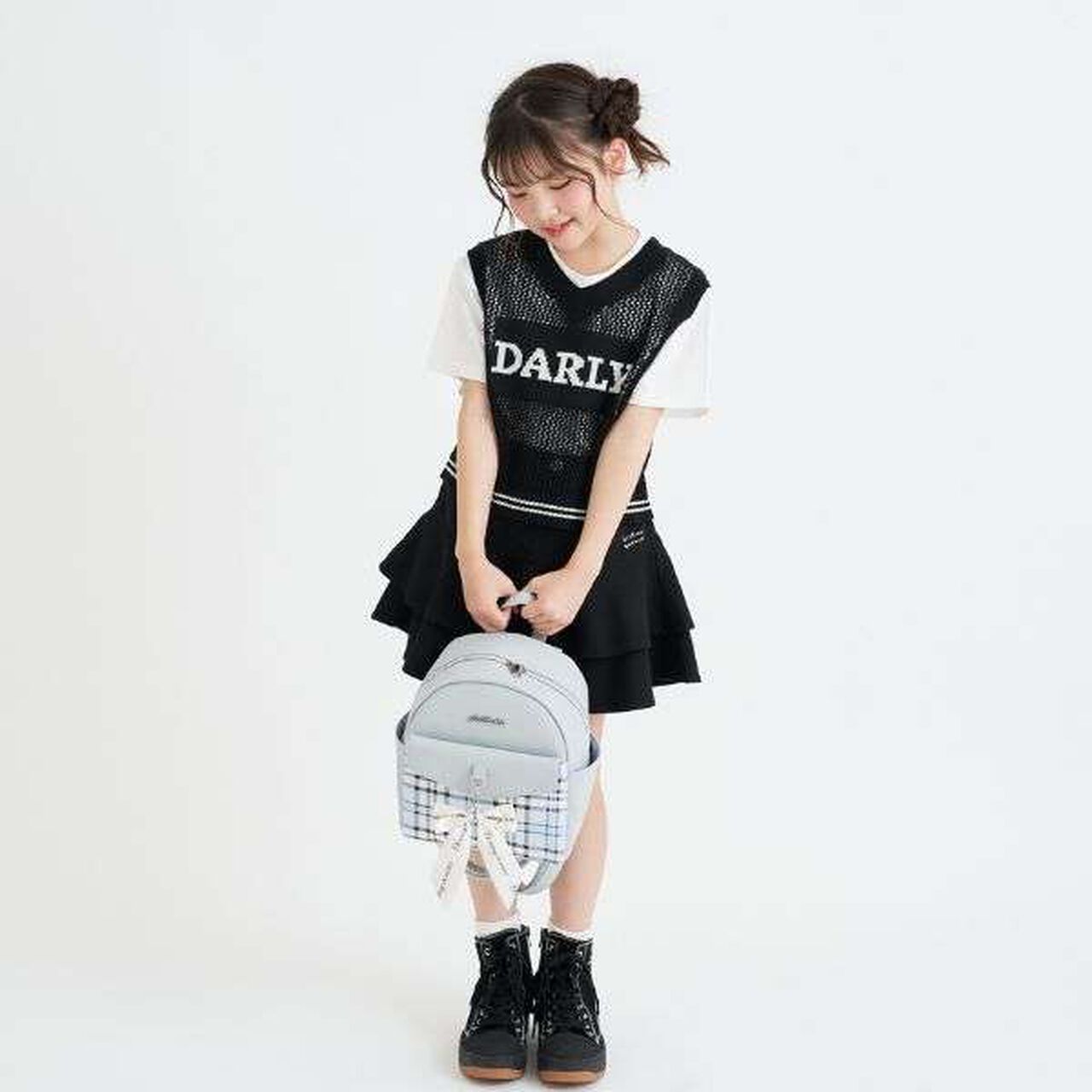 Girly Backpack,Black, large image number 14