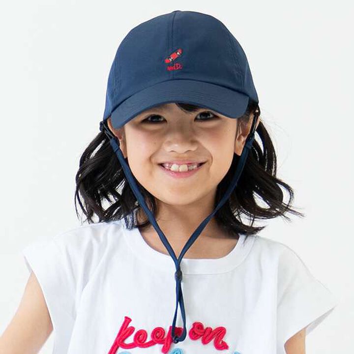 Embroidered Cap with Code,Navy, medium image number 0
