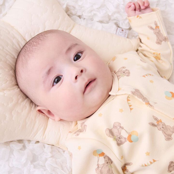 [Undergarment Included] Animal Print 2 WAY All-in-One,Cream, medium image number 1