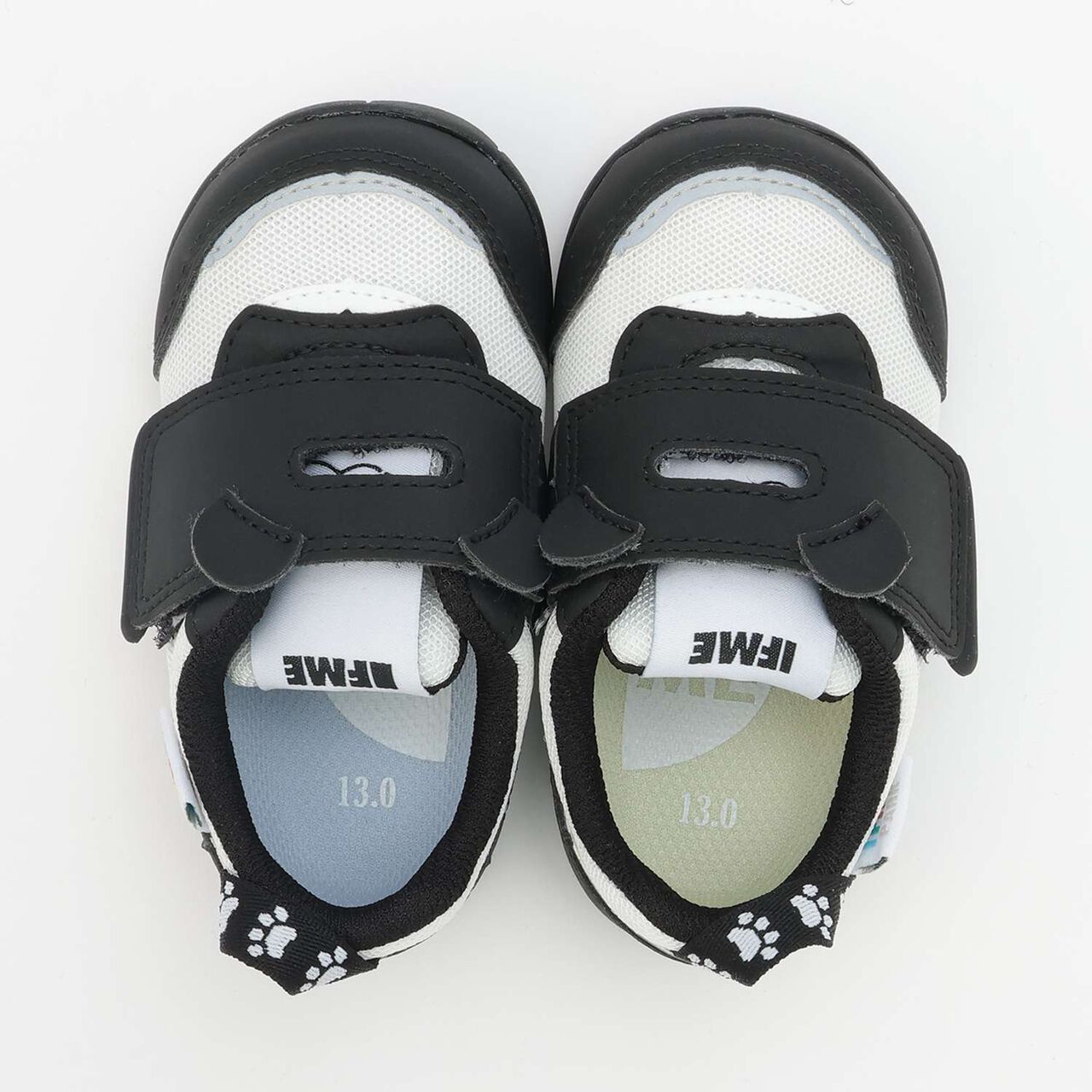 IFME Animal One-Belt Sneakers,Pearl white, large image number 6