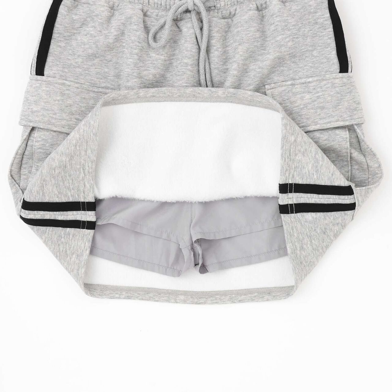 [LTXC/Shaggy Lining] Zip Parka Outfit Set,Top gray, large image number 21