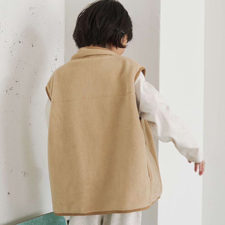 Reversible Vest,Camel, medium image number 2