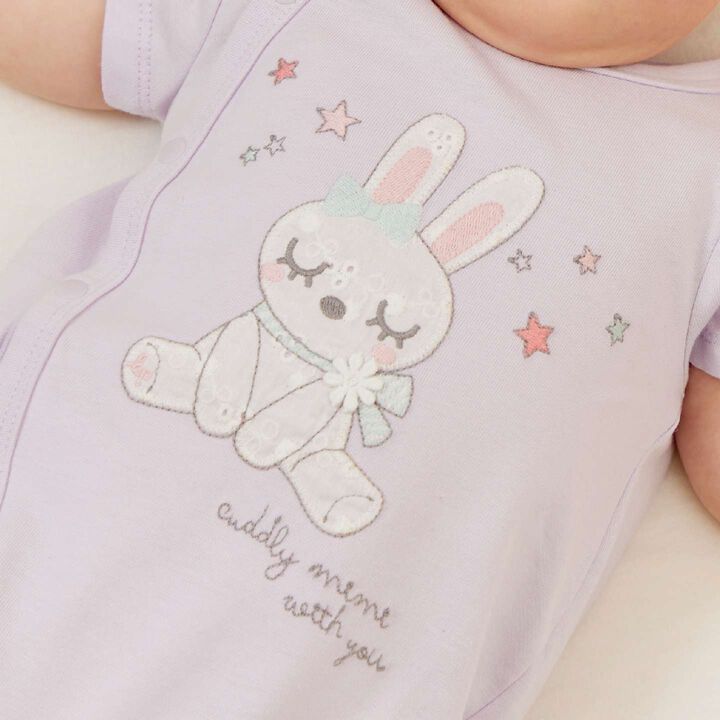 Mimi-chan Appliqu&eacute; Embroidery Shortall,Pink, medium image number 16