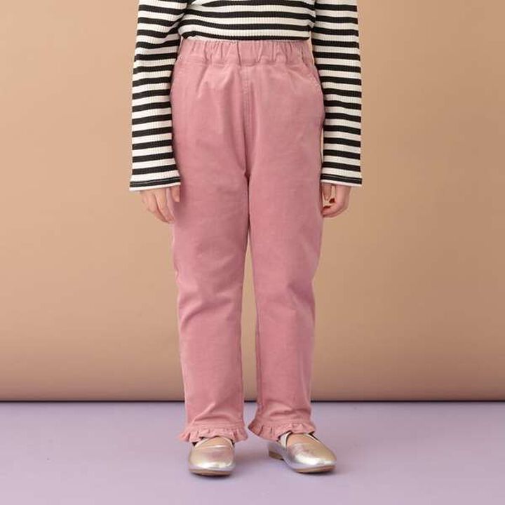 Heart Pocket Corduroy Pants,Charcoal gray, medium image number 20