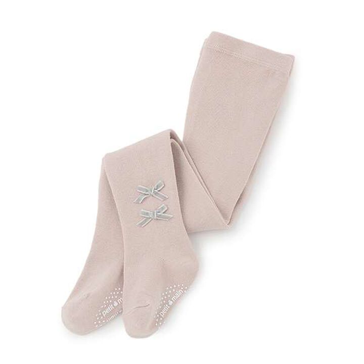 Petite Ribbon Tights,Light pink, medium image number 0