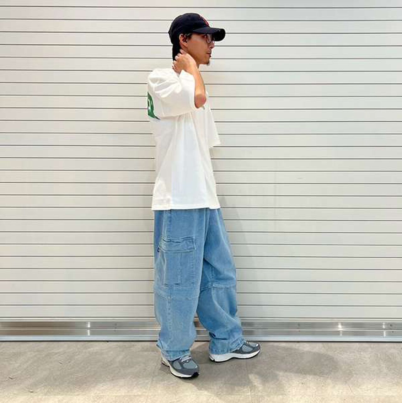 [FORGETNEVER] 2 WAY Denim Pants_GLSW,Deep blue, large image number 18