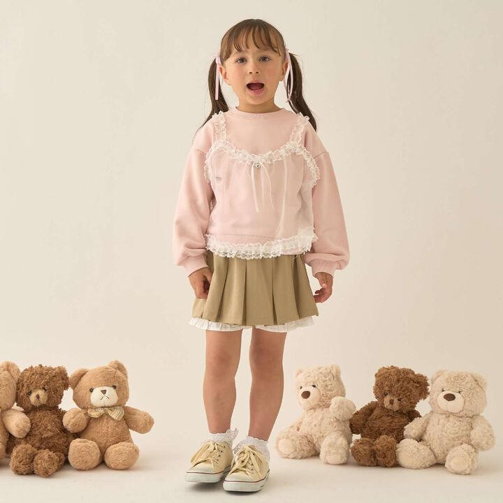 [Lycee Mine Ballet Series] Camisole Ducky Sweatshirt,Moderate pink, medium image number 17