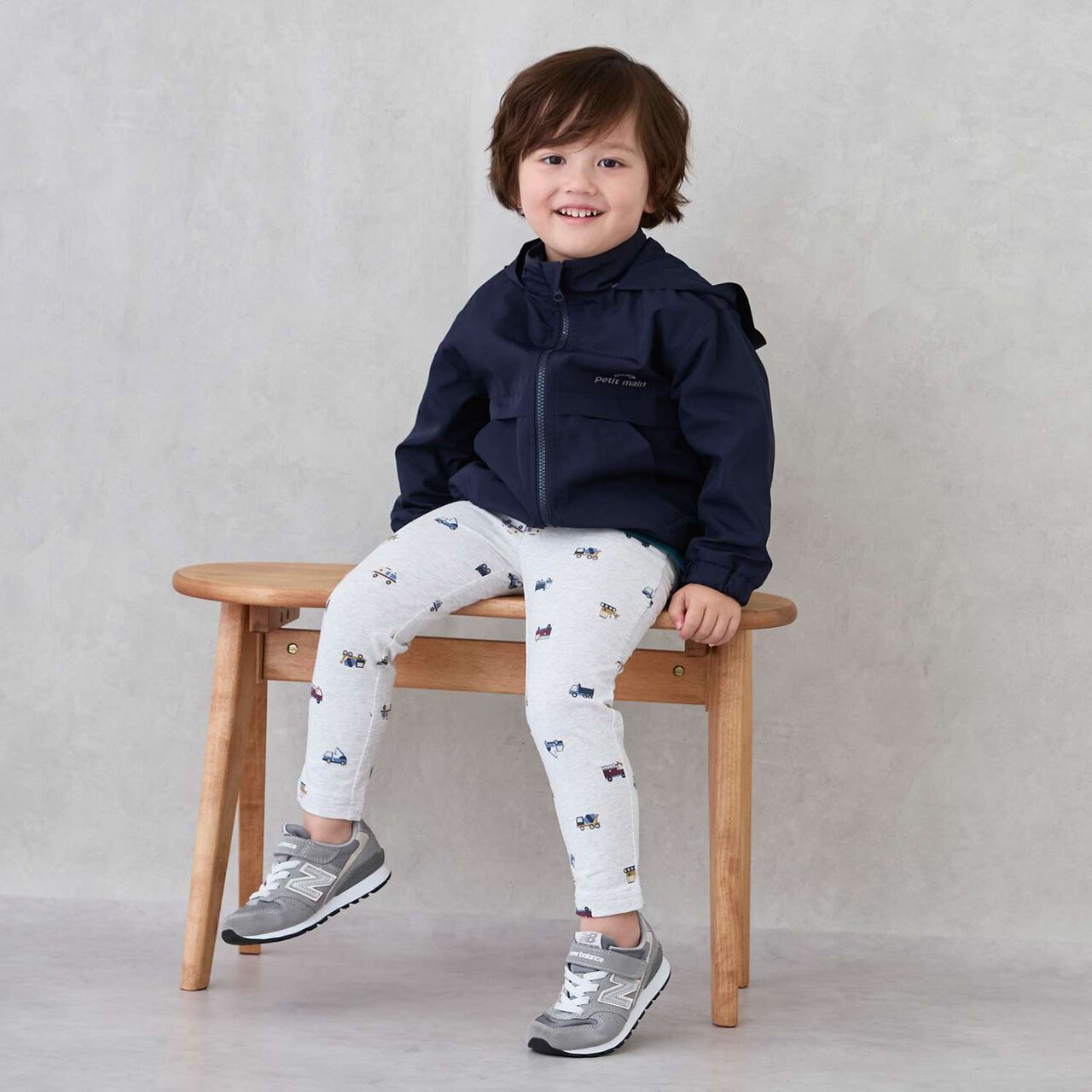 Water-Repellent Color Block Windbreaker,Navy, large image number 4