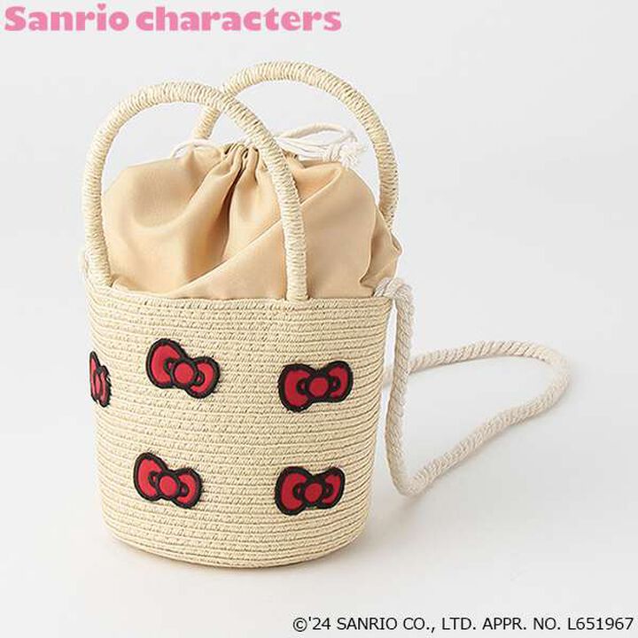 [Sanrio] Kitty 2-Way Pouch,Red, medium image number 0