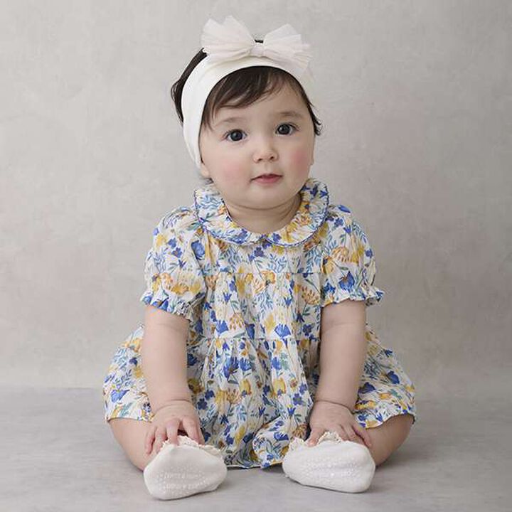 Floral Tunic Pants Set,Blue, medium image number 0