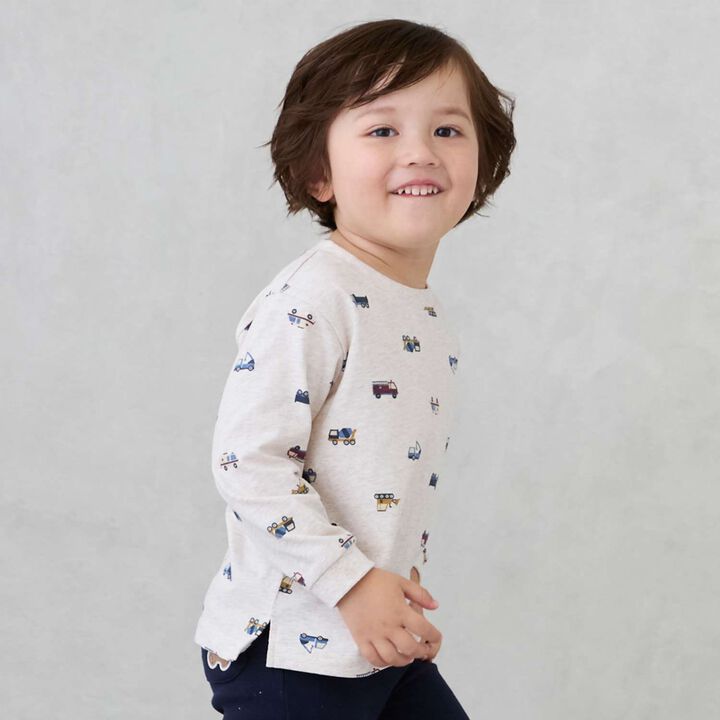 [Affordable] BOYS Long-Sleeve T-Shirt,Deep green, medium image number 5