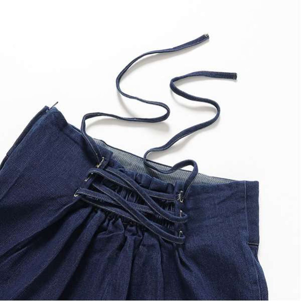 Back Lace-Up Shorts,Gray, large image number 19