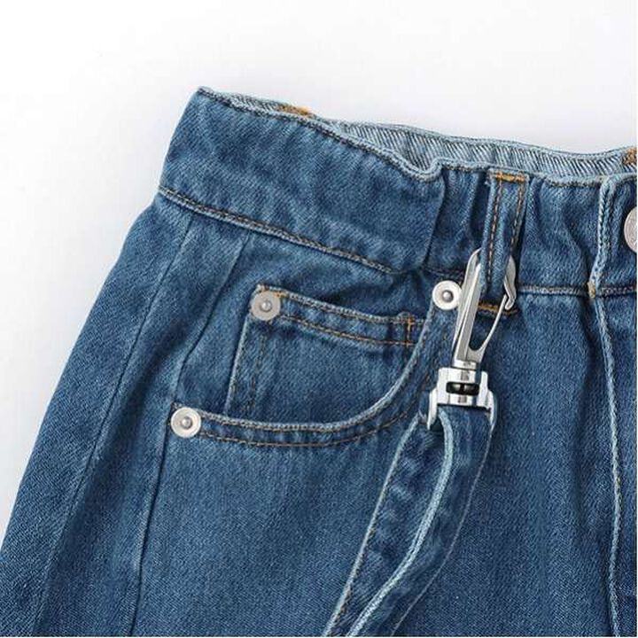 Denim Pants with Suspenders,Navy, medium image number 10