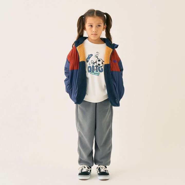 Reversible Color-Blocked Boa Outerwear,Black, medium image number 24