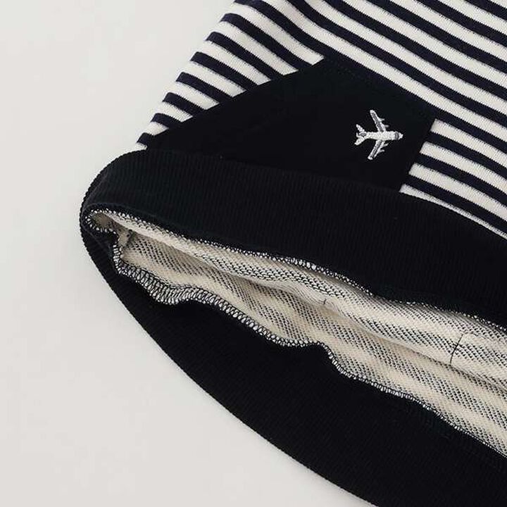 Vehicle Pocket Stripe Sweatshirt,Navy, medium image number 14