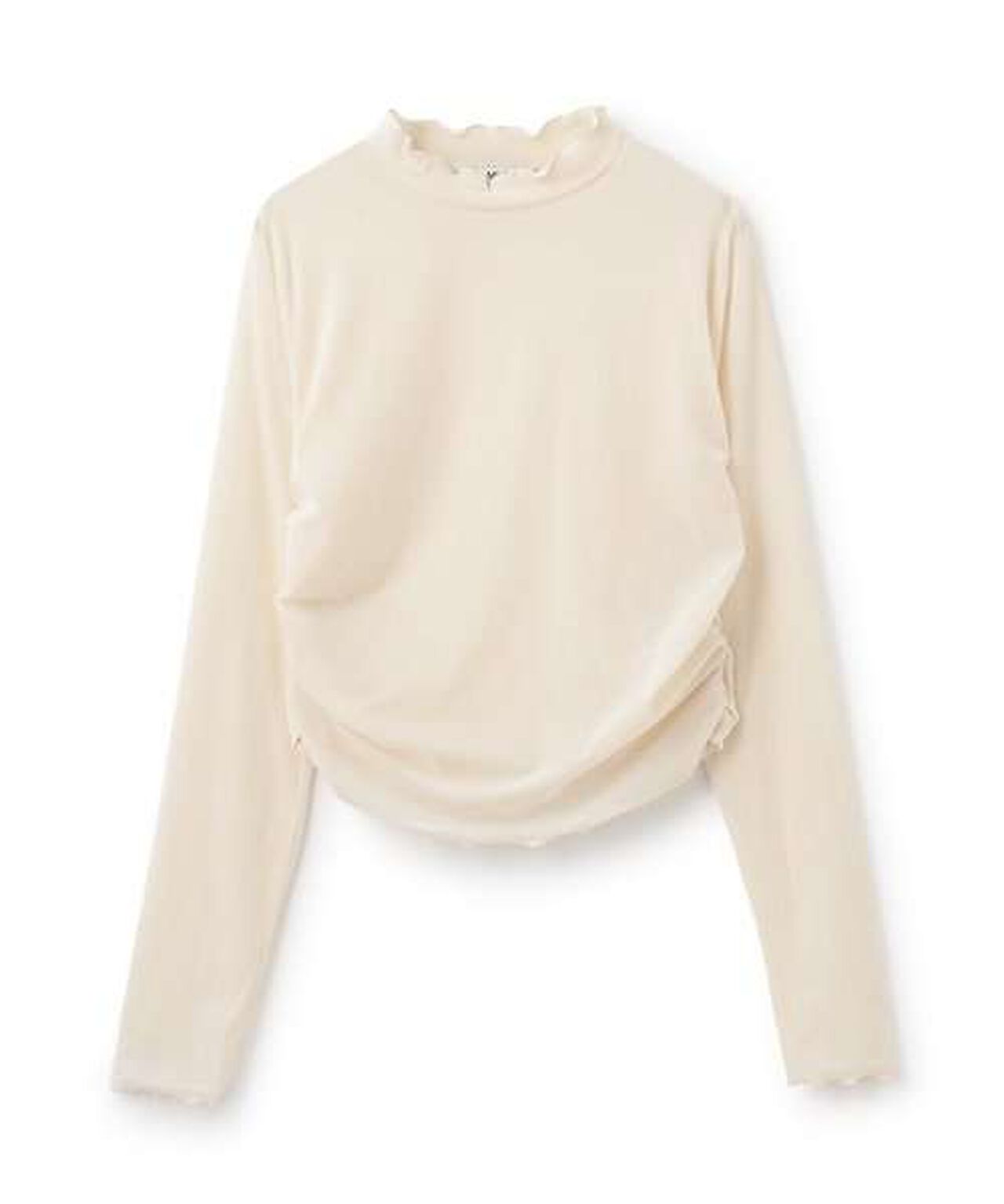 Sheer Velour Top,Black, large image number 12