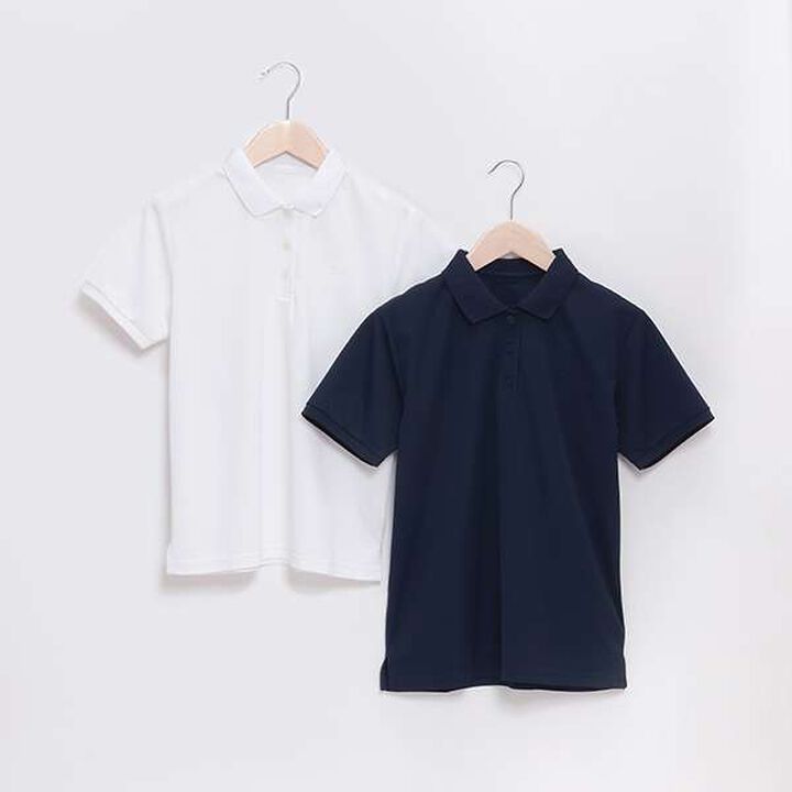 Antibacterial Quick-Dry UV Protection Polo Shirt,Navy, medium image number 10