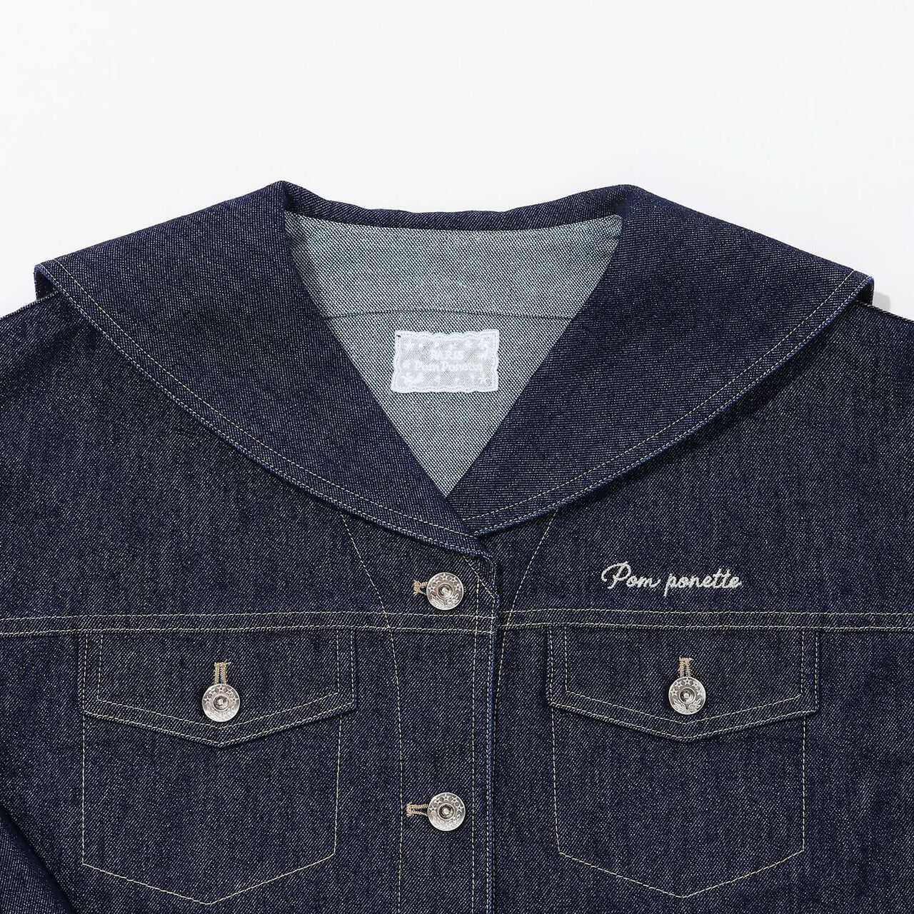 [Sailor Denim Jacket] [Available in 130cm],Navy, large image number 2