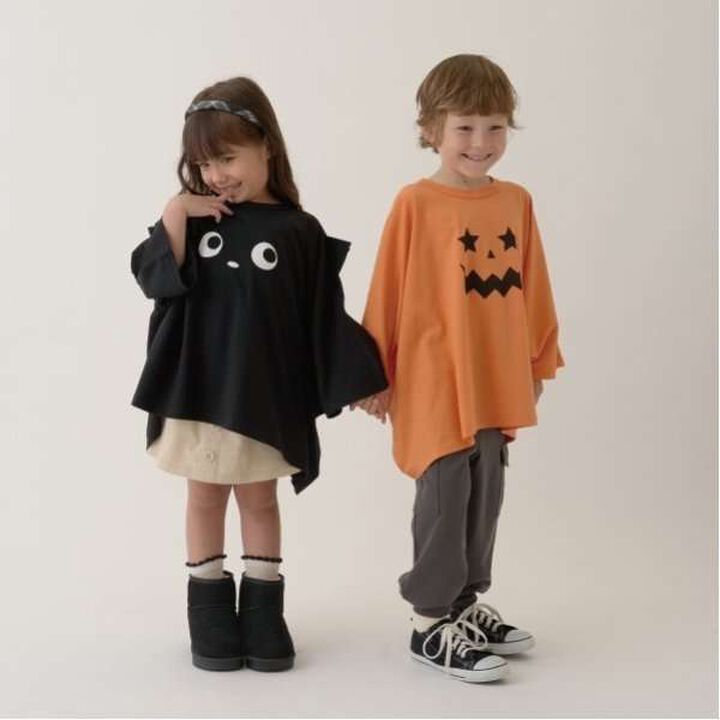 [Halloween] Pumpkin & Cat Assortment Transforming T-Shirt,Black, medium image number 3