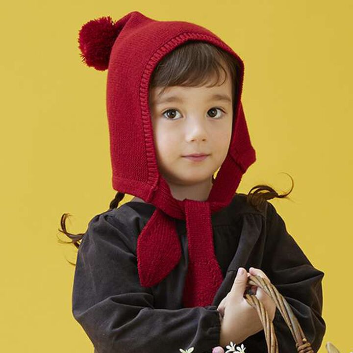 Bonnet-Style Knit Hat,Ivory, medium image number 10