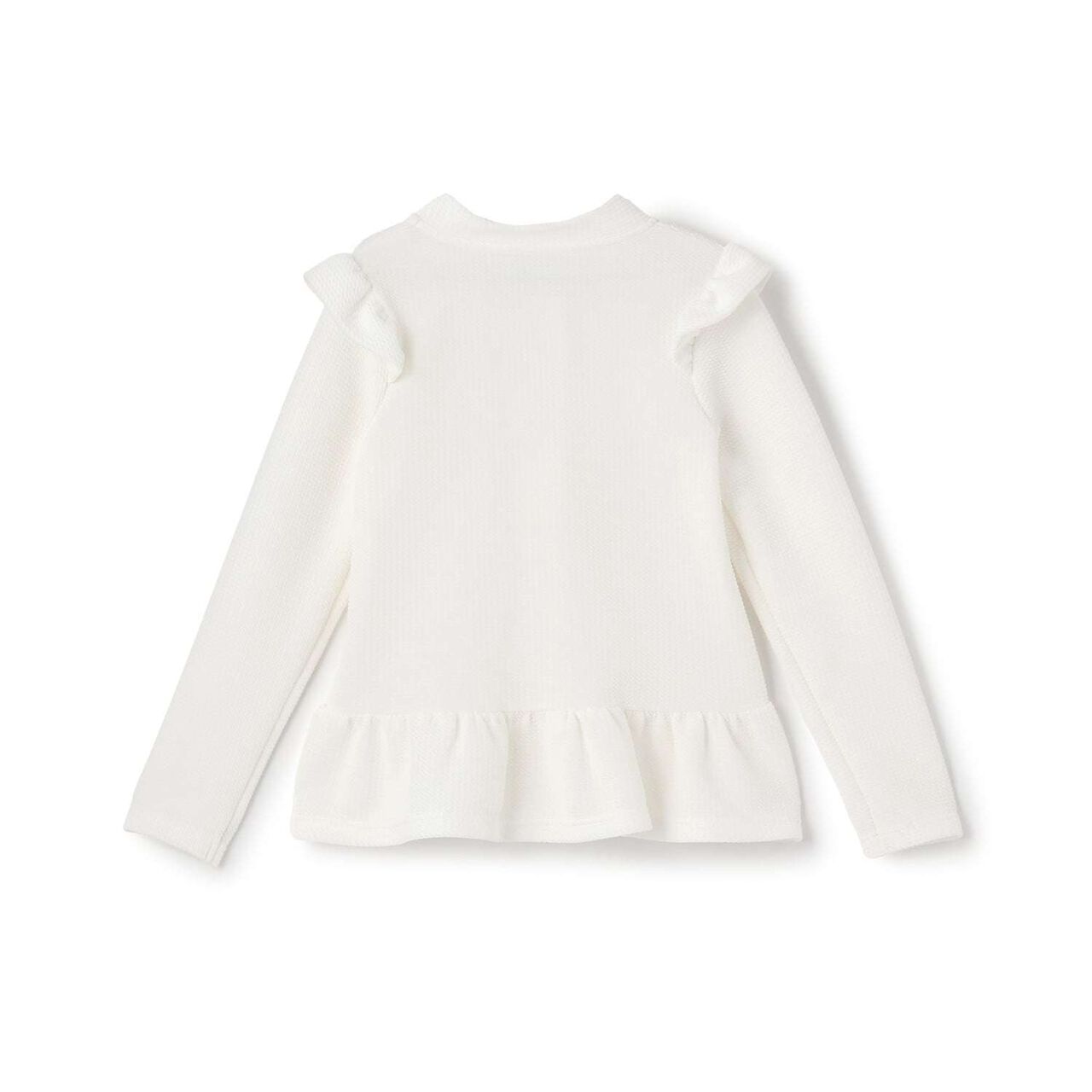 [SWIM] [UV Cut] Hem Frill Full Zip Rash Guard,Lavender, large image number 4