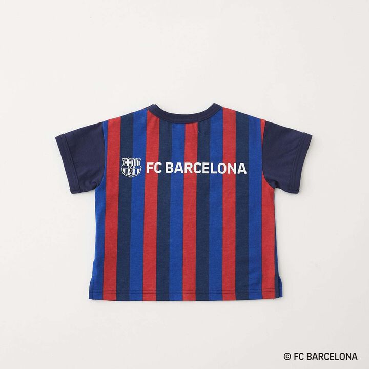 [FC BARCELONA] 接觸涼感布章T恤,深棕色, medium image number 14
