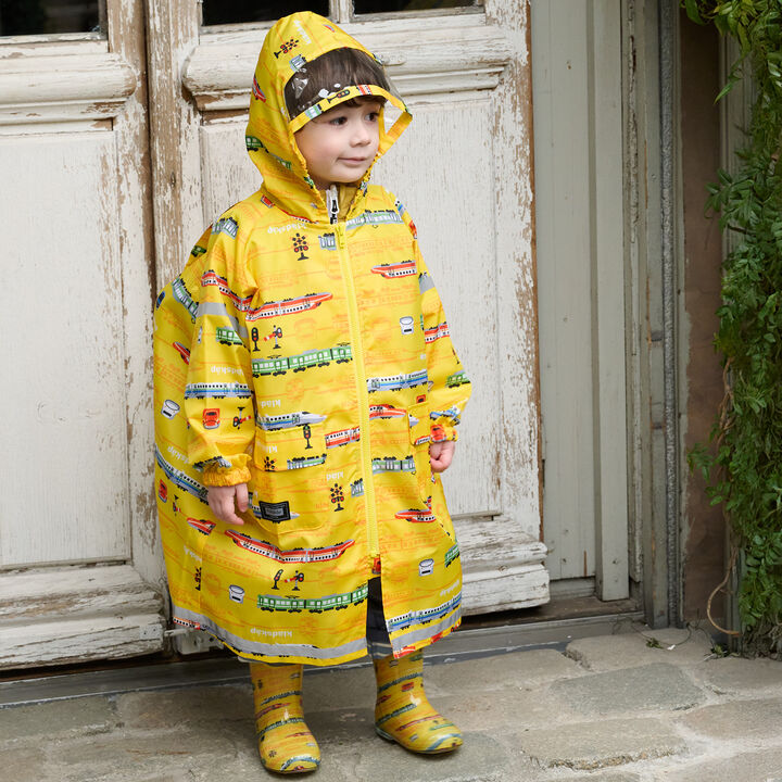 All-Over Pattern Raincoat,, medium