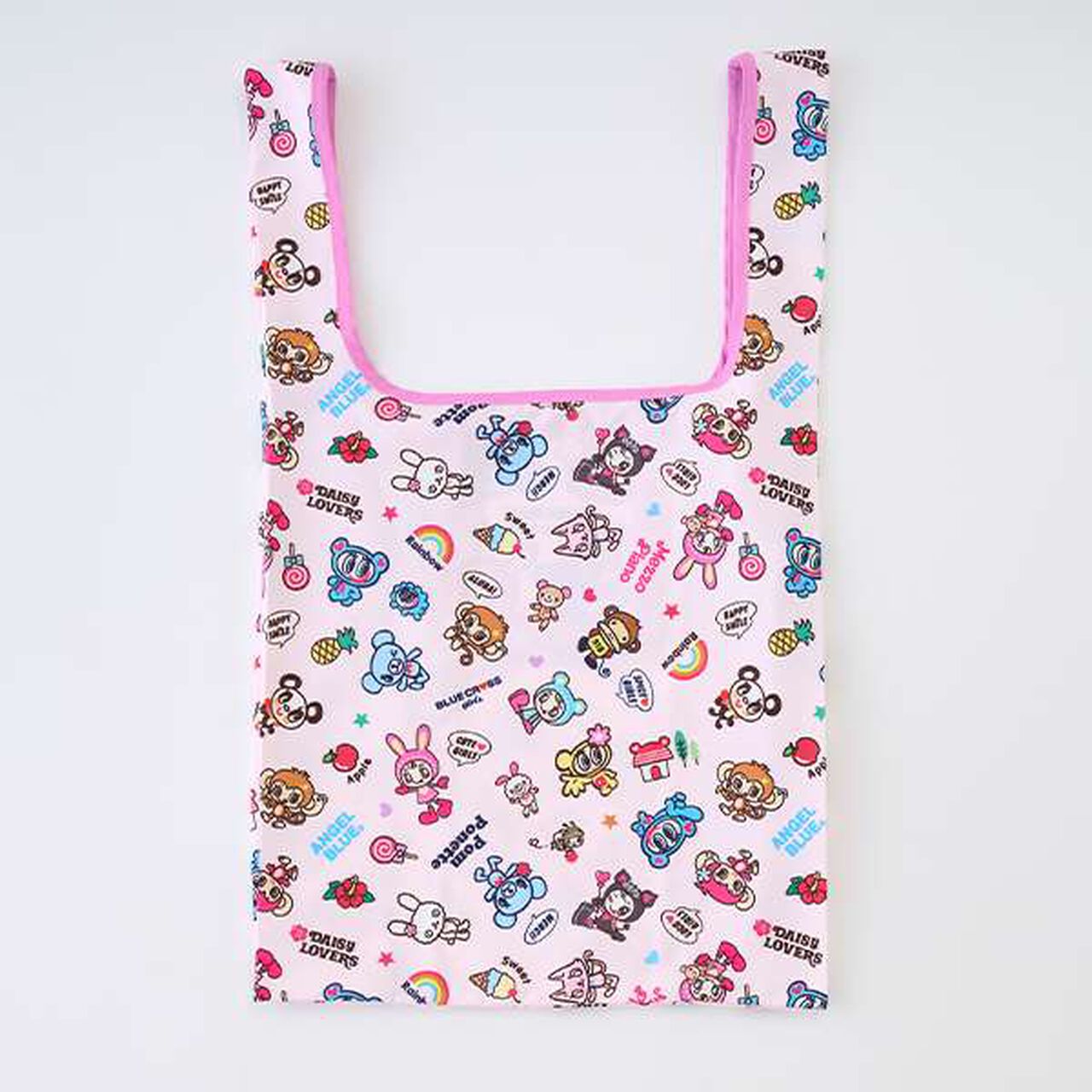 Narumiya Characters Eco Bag,Pink, large image number 1