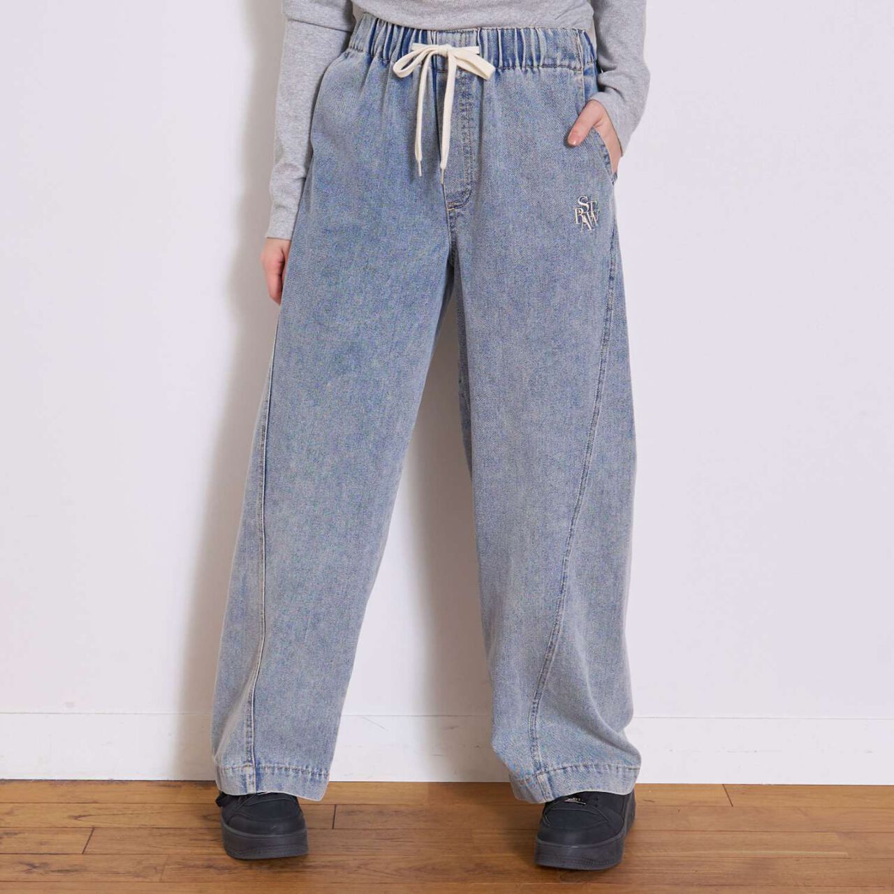 Easy Pull-On Summer Pants,Gray, large image number 4