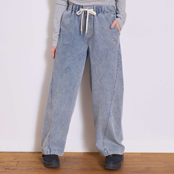 Easy Pull-On Summer Pants,Gray, medium image number 4