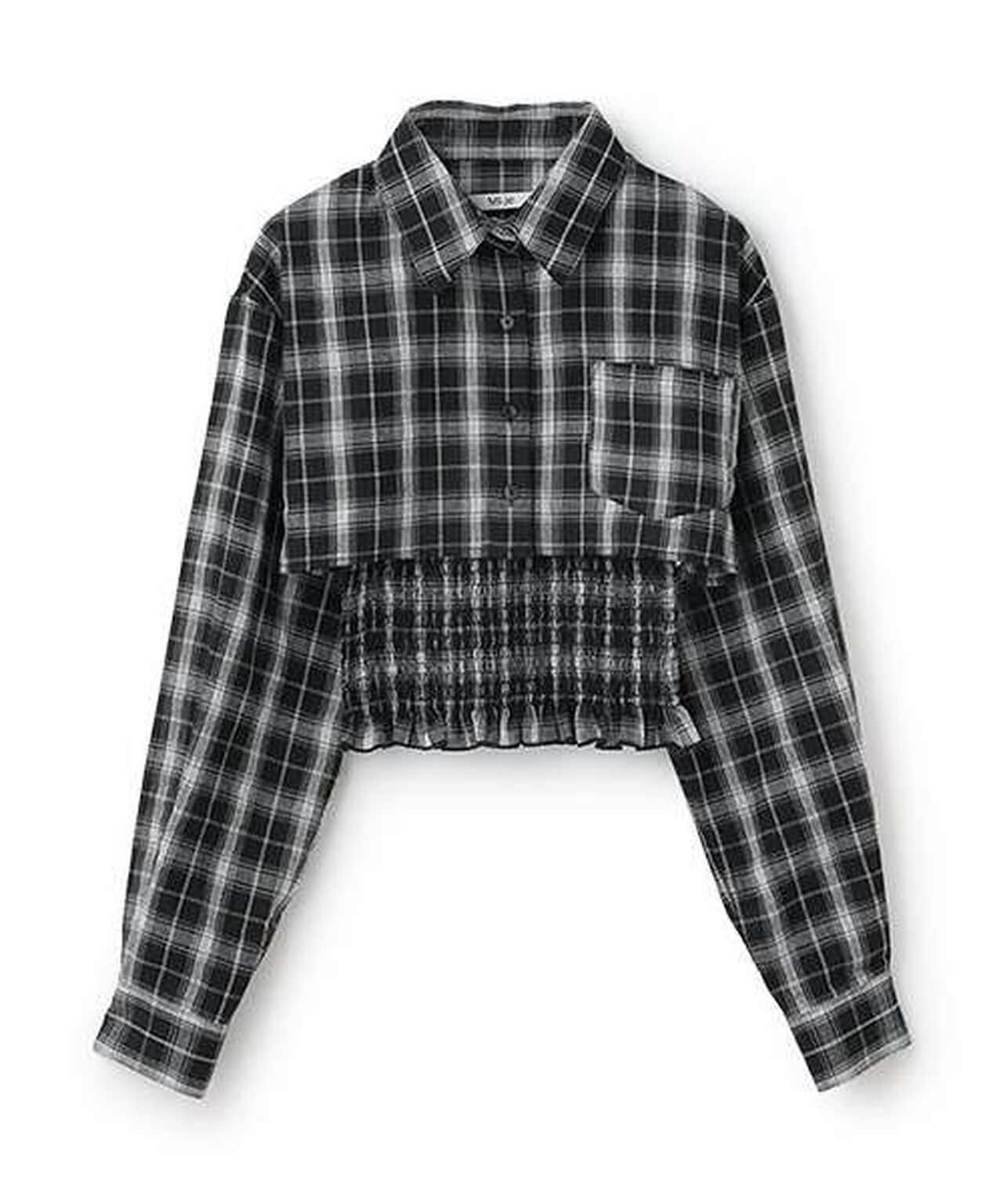 Cropped Shirt and Vest Set,Off white, large image number 14