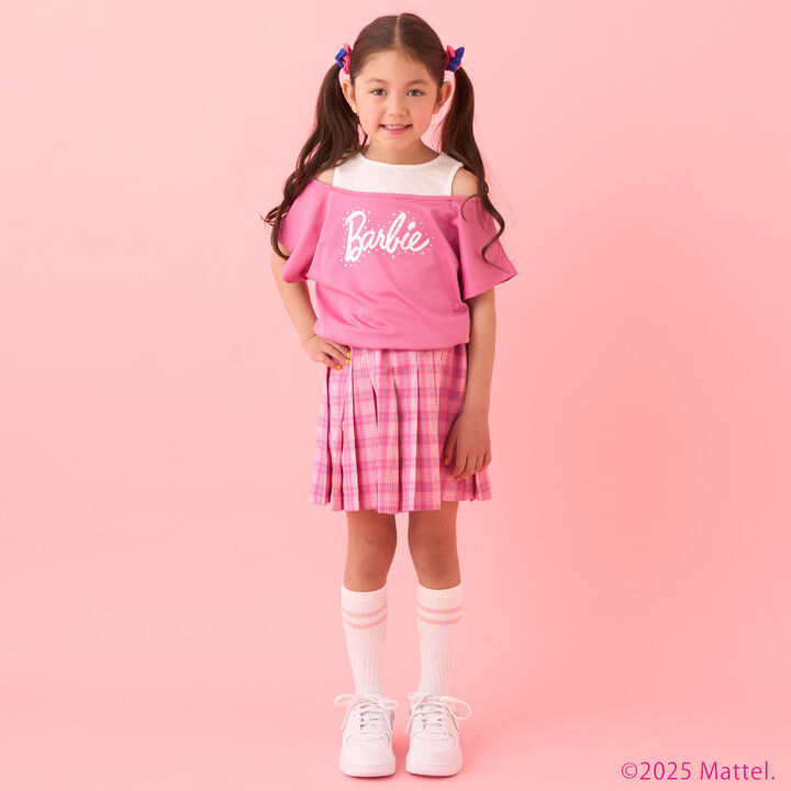 [Stain-resistant and Water-repellent] Layered Look T-Shirt [Barbie],Sax blue, medium image number 18