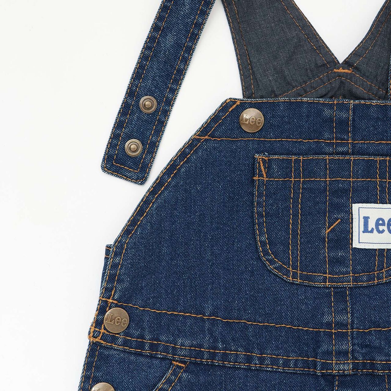 [Lee] Denim Overalls,Black, large image number 6