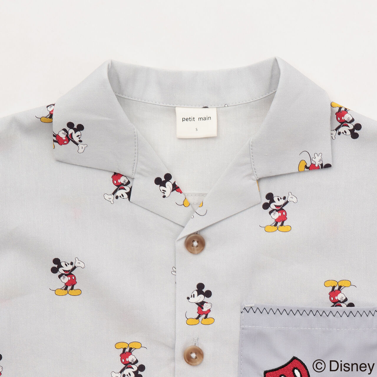[Disney] 開領短袖襯衫,土耳其藍, large image number 9