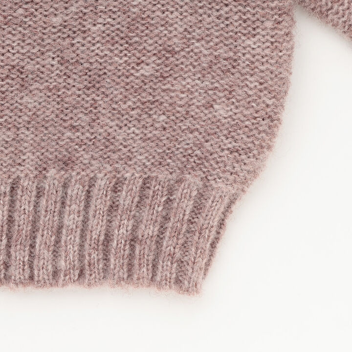 Link Heart Cable Knit,Top gray, medium image number 13