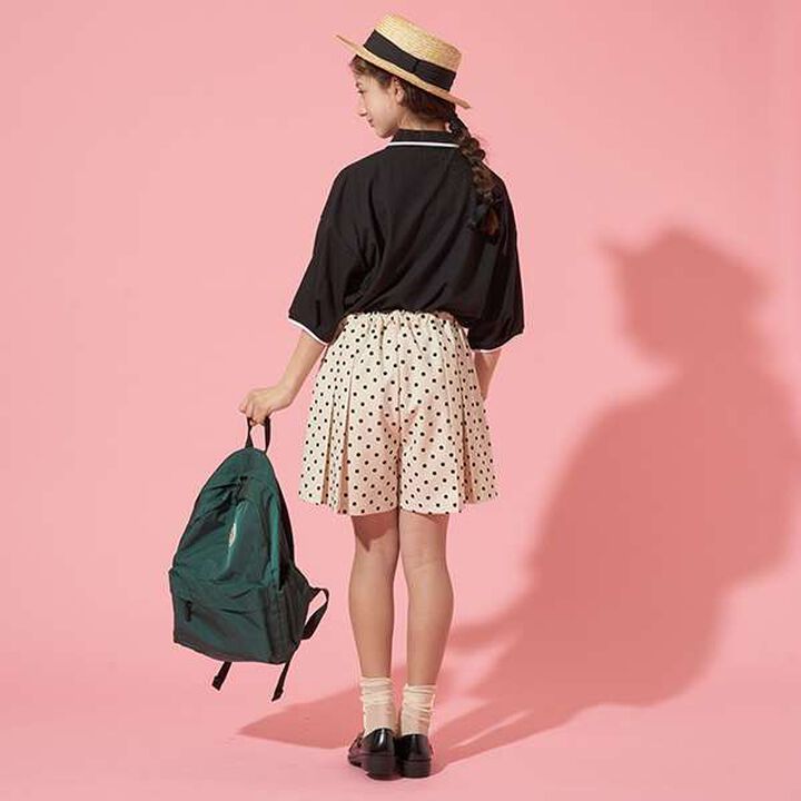 [AMI] Side Pleats Shorts,Black, medium image number 9