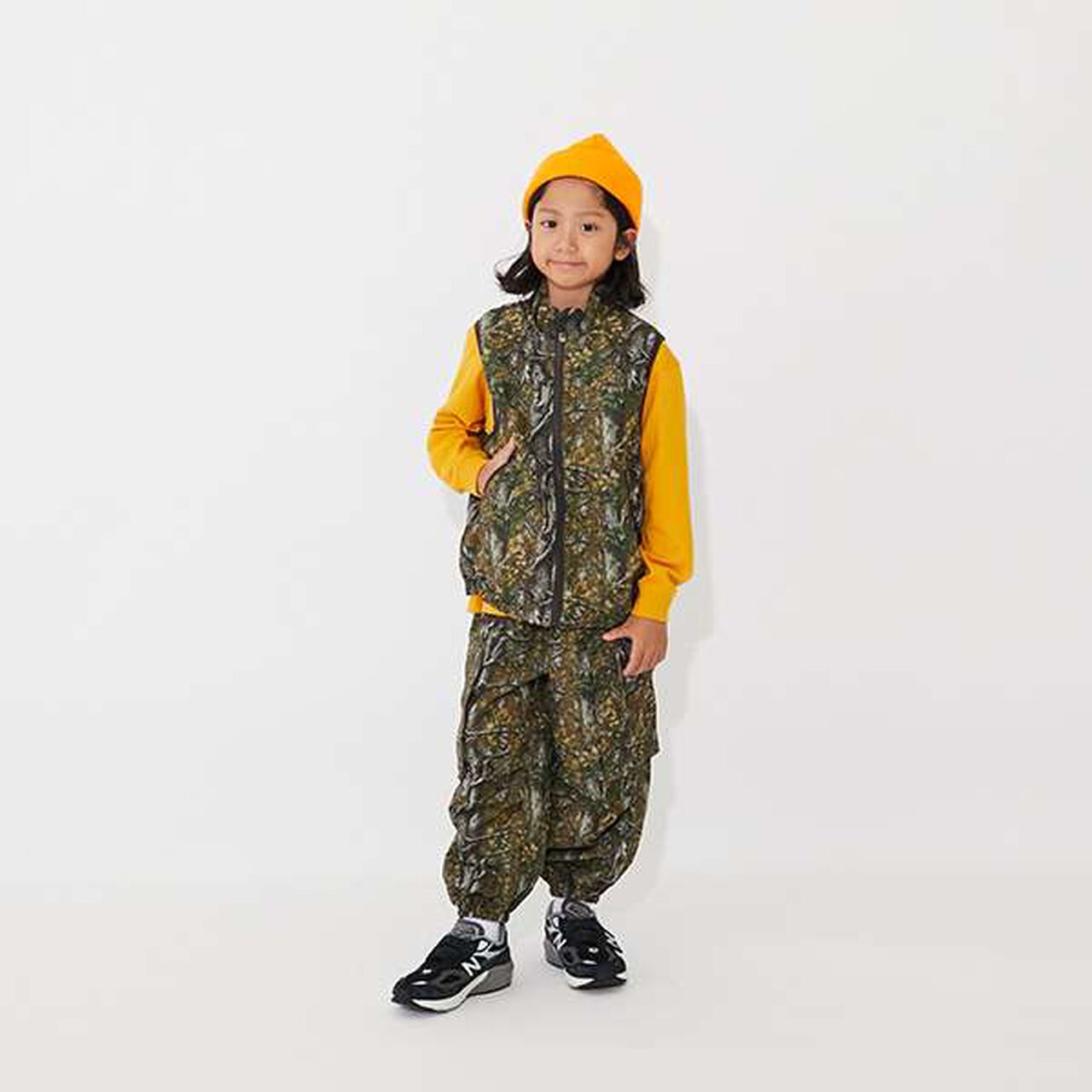 [SKIT0LY] Water-Repellent Zip-Up Vest,Khaki, large image number 15
