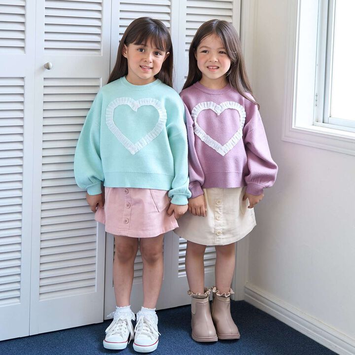 Marshmallow Comfort Machine Washable Heart & Ribbon Assortment Sweater,Emerald green, medium image number 34