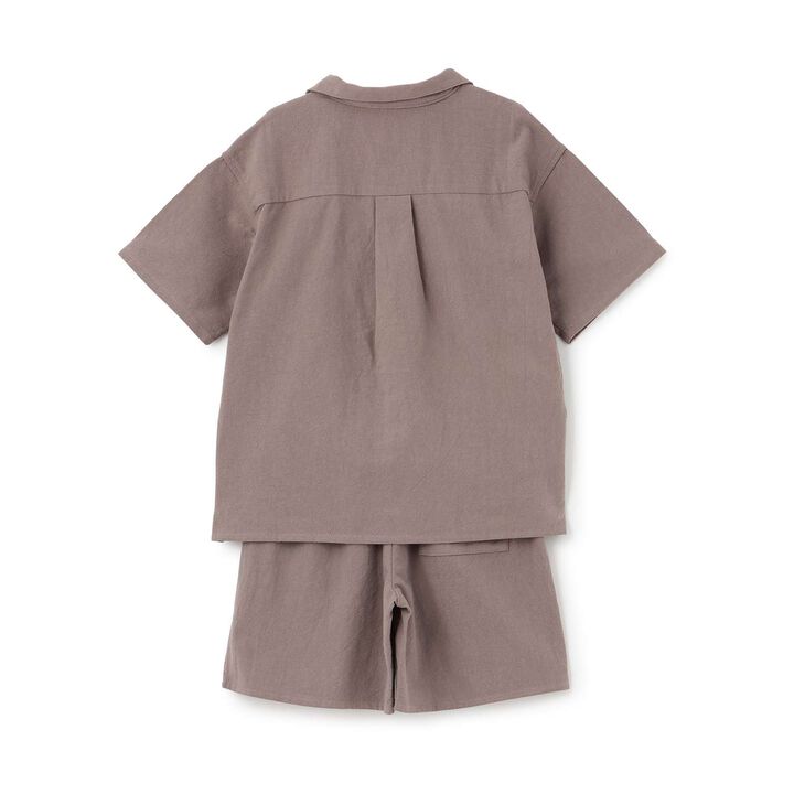 [Outfit Set] Open Collar Shirt & Easy Pants,Greige, medium image number 18
