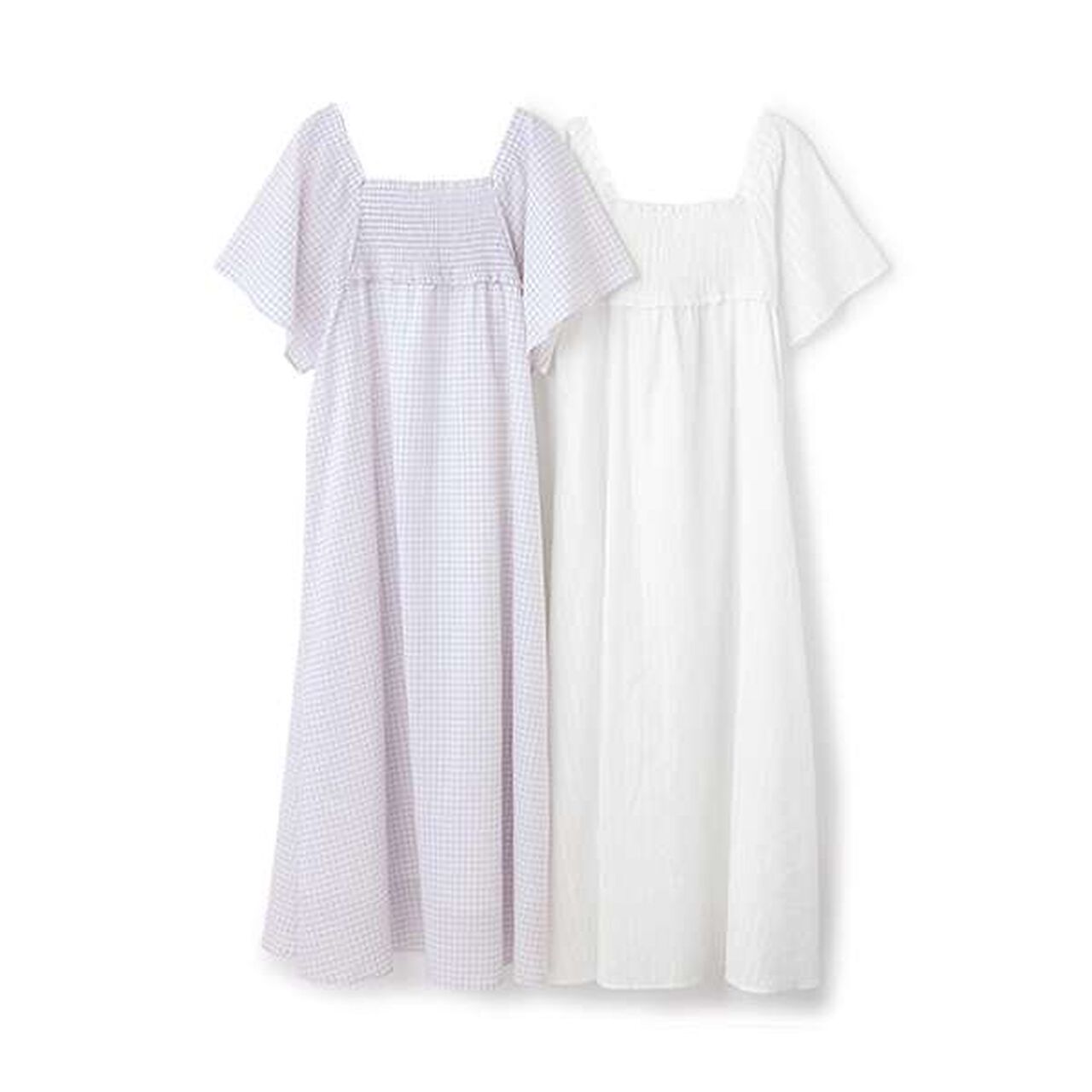 [Link] Smocked One-Piece Dress,Off white, large image number 12