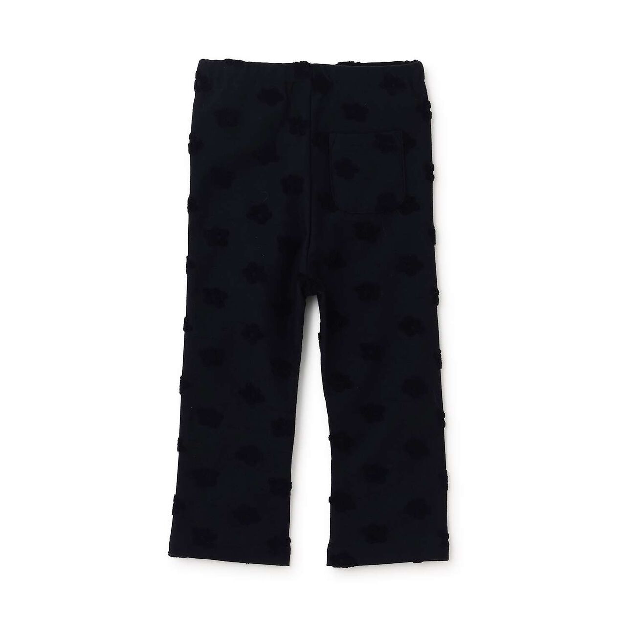 Floral Jacquard Flared Pants,Light beige, large image number 3