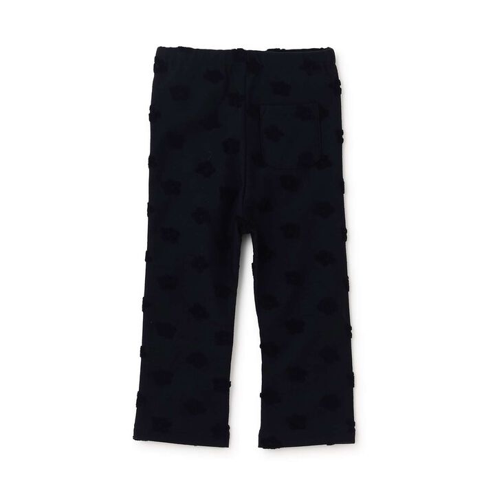 Floral Jacquard Flared Pants,Light beige, medium image number 3