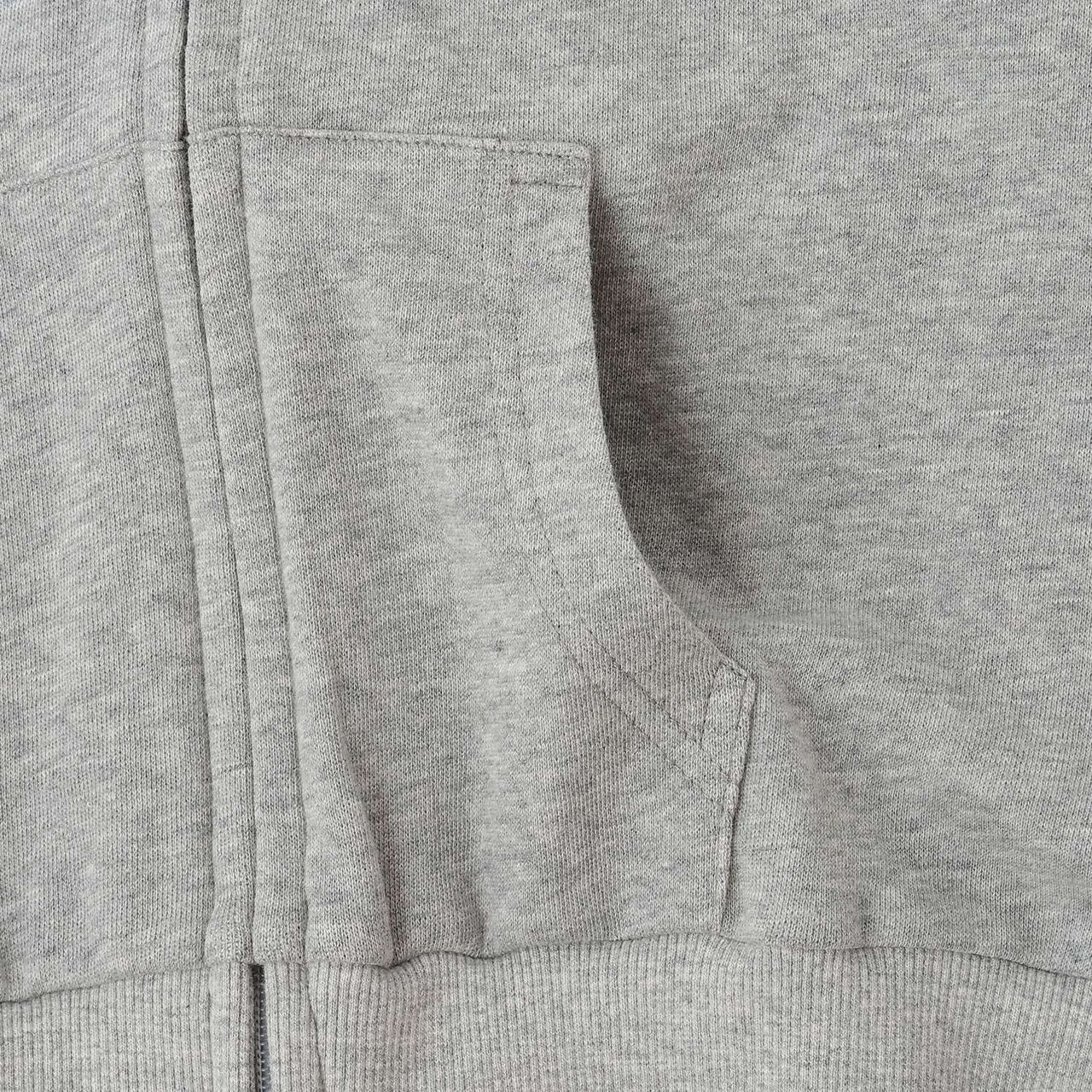 Quick-Dry Logo Zip Parka [Sarasara Plus],Top gray, large image number 13