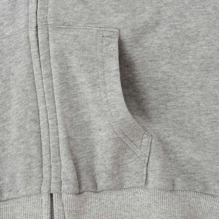 Quick-Dry Logo Zip Parka [Sarasara Plus],Top gray, medium image number 13