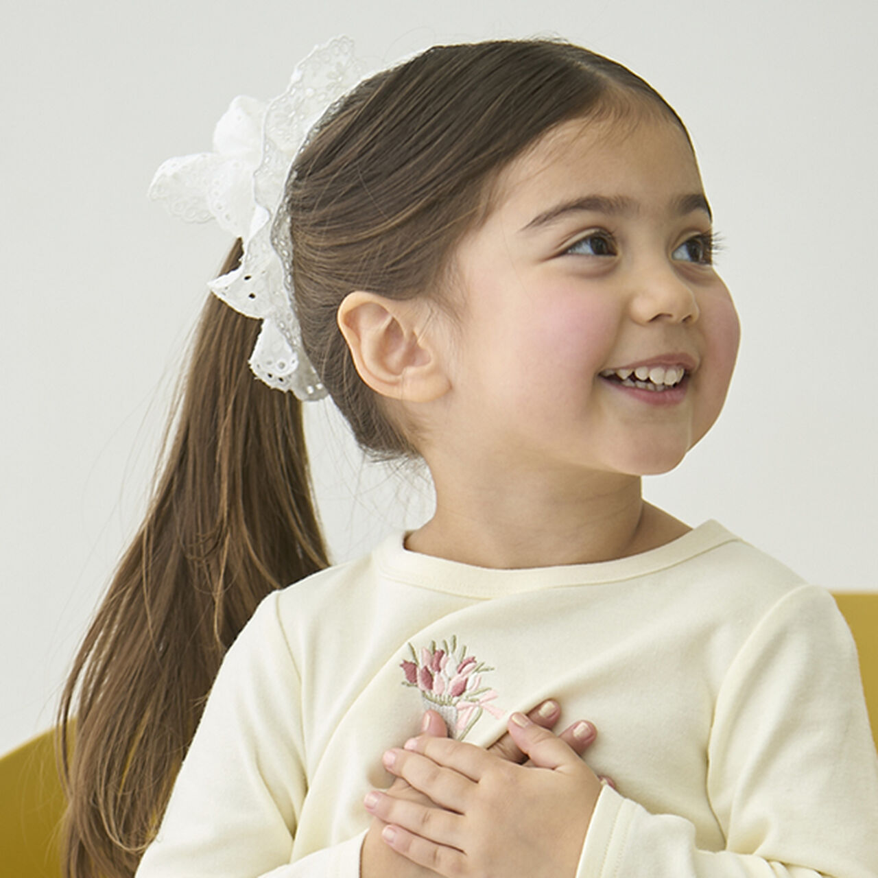 Volume Lace Chouchou,Red, large image number 8