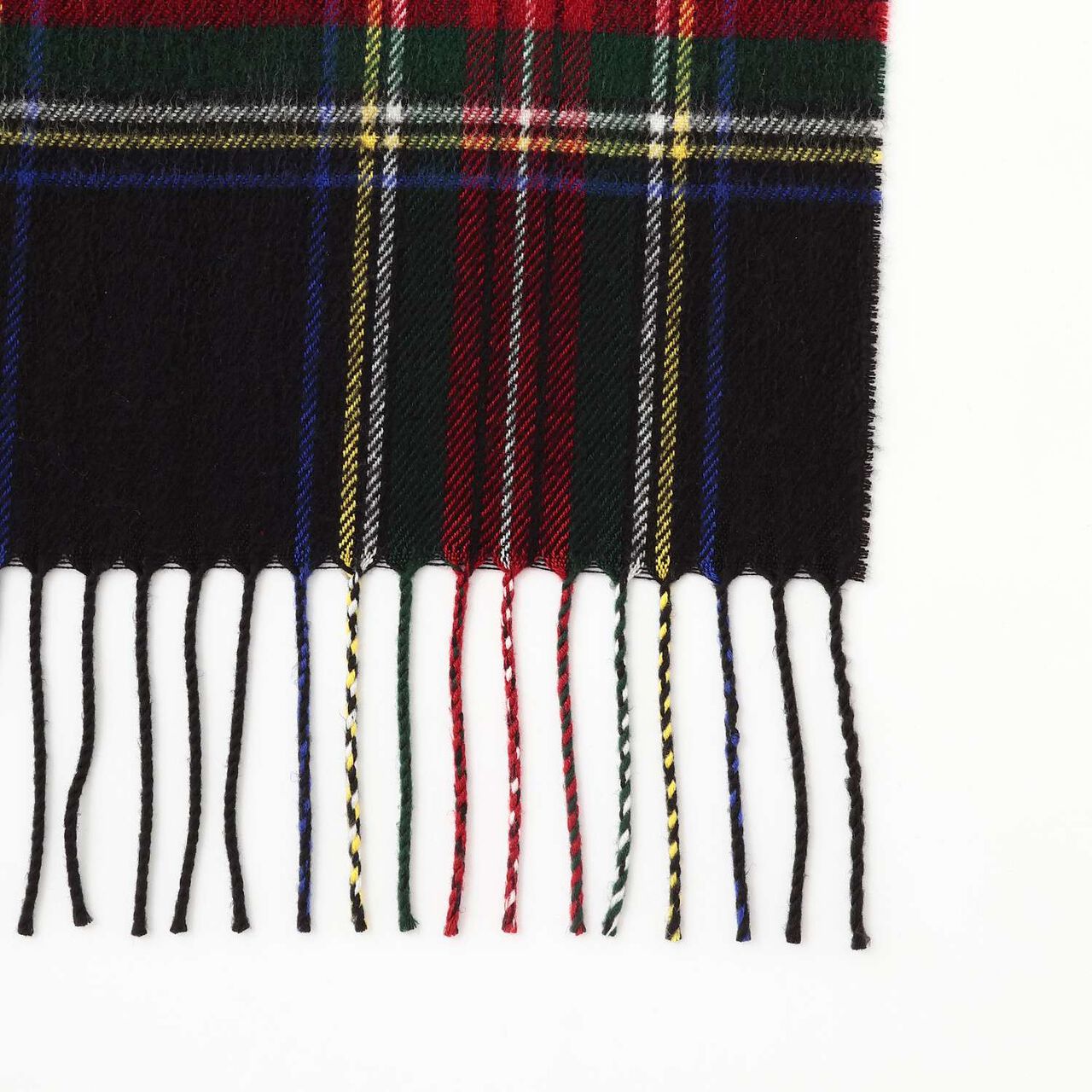 Checkered Scarf,Navy, large image number 1