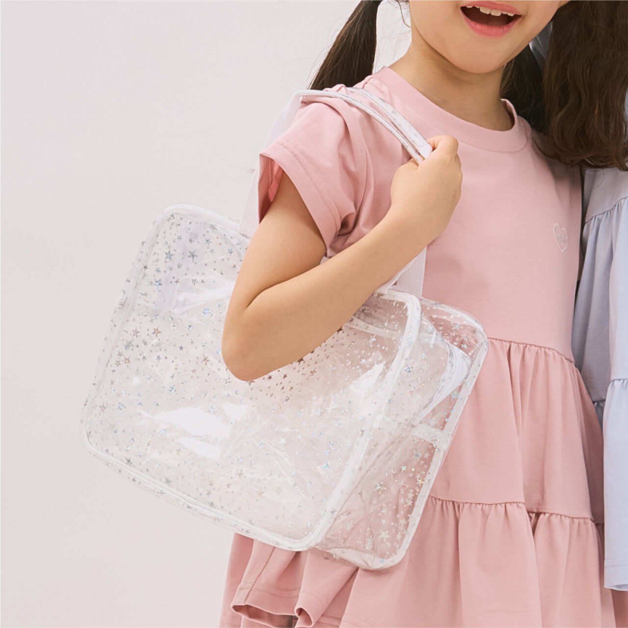 Shiny Vinyl Bag,Off white, large image number 0