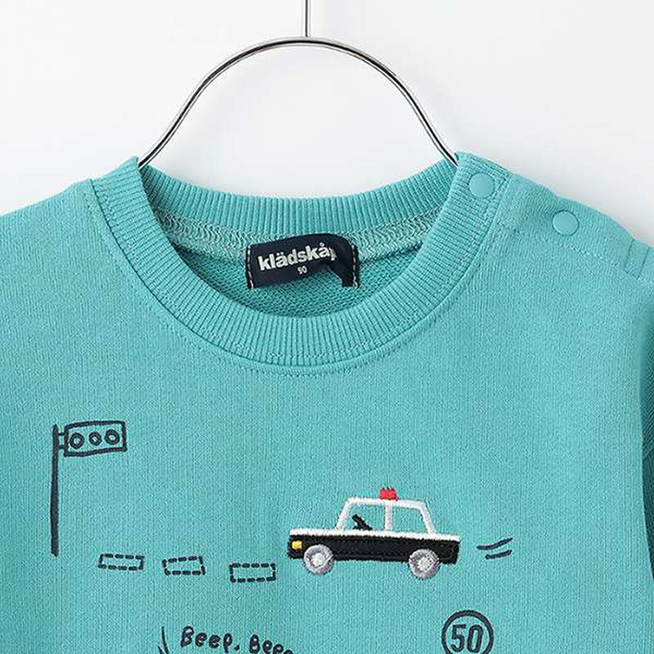 Working Vehicles × Road Sweatshirt,Turquoise, large image number 12