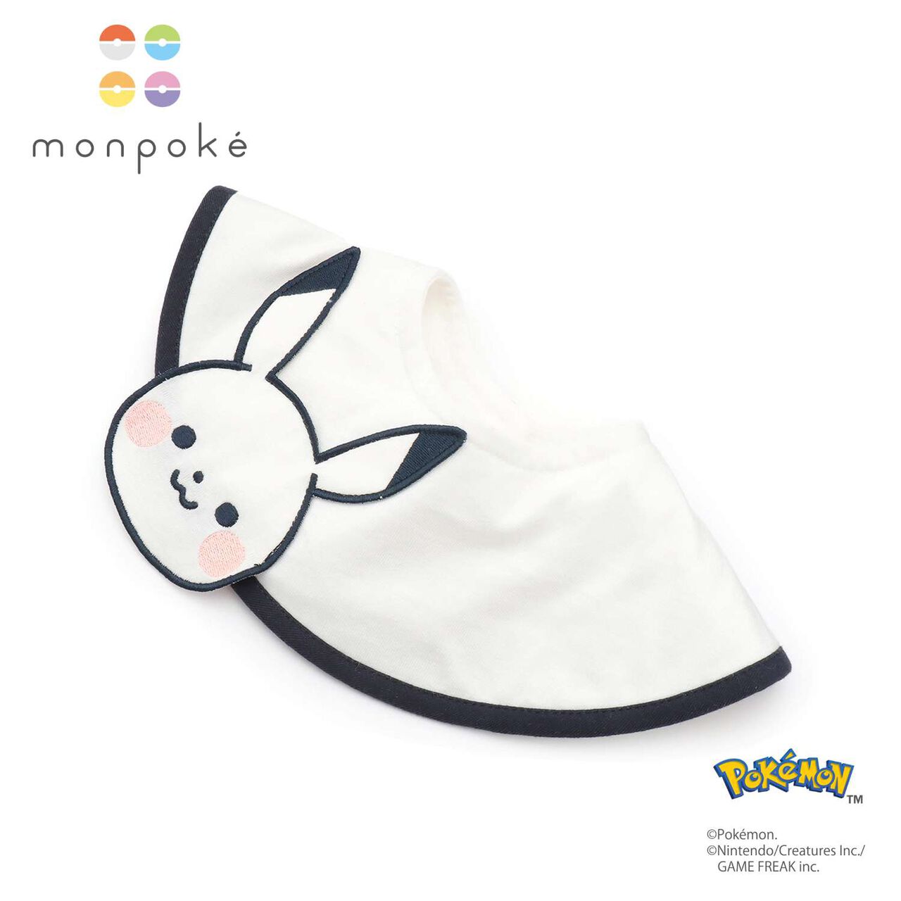[Monpoke] Motif Bib,Off white, large image number 3