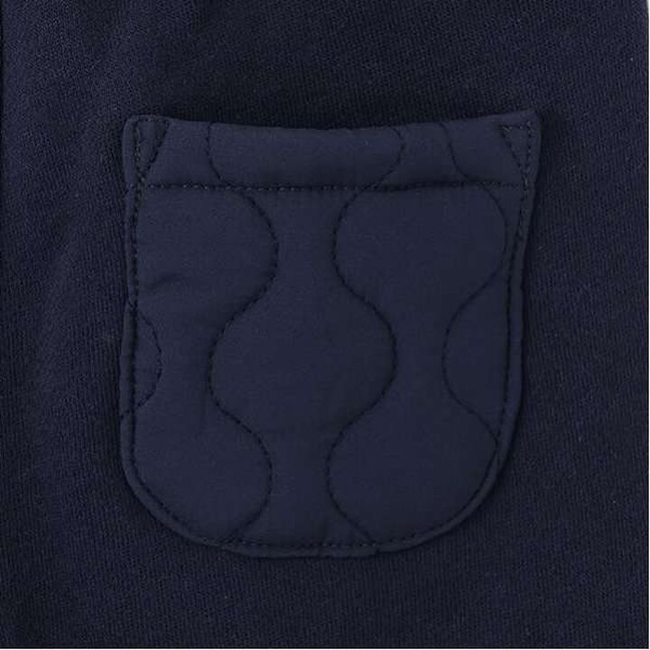 Color Block Quilted Pants,Navy, medium image number 6